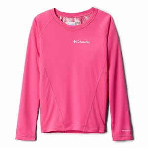 Columbia Baselayer Midweight Crew 2 Pojkar Rosa (SGMPQ6108)